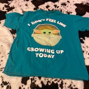 a baby yoda tee